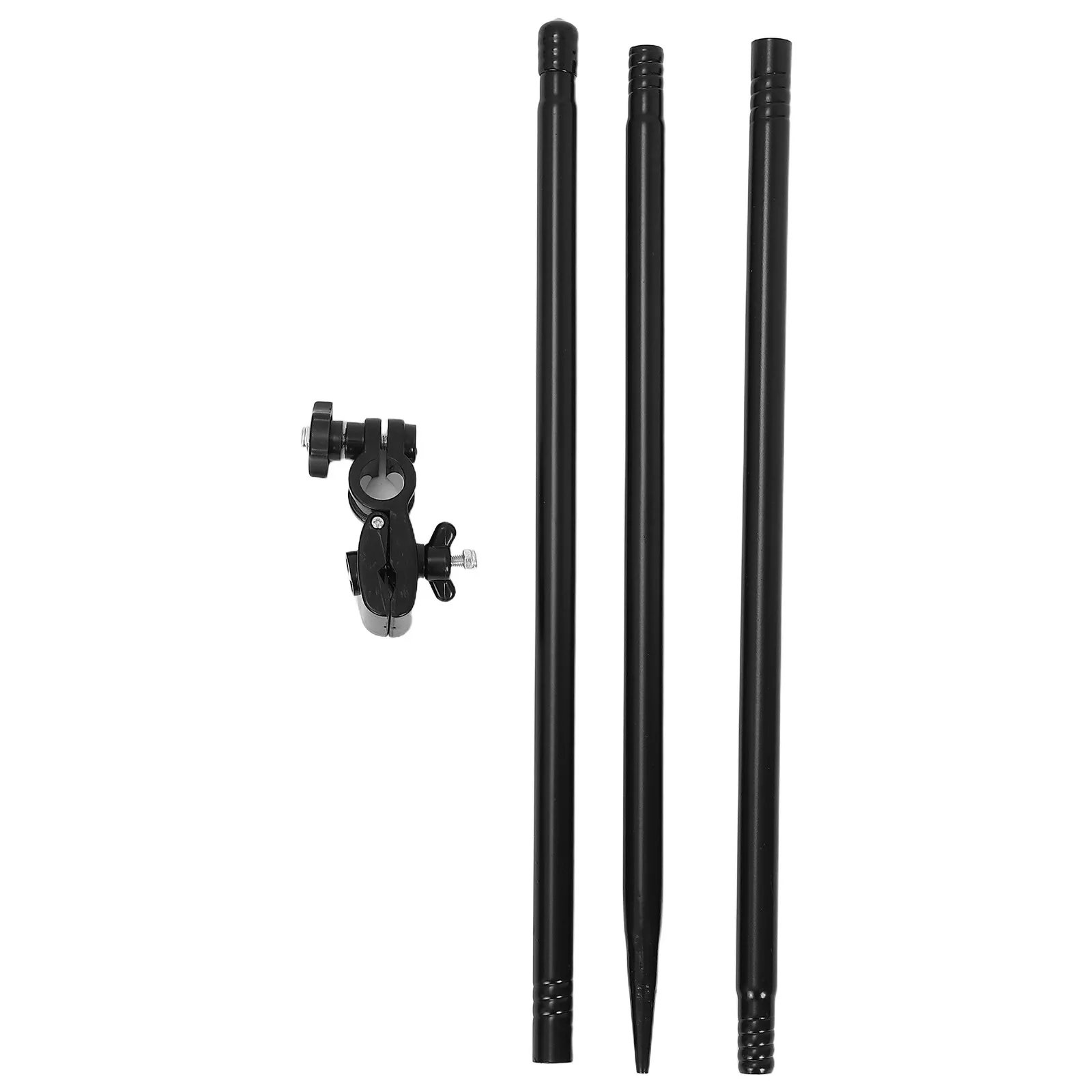 1Set Beach Umbrella Sand Anchor Heavy Duty 3 Section Adjustable Outdoor Base Clamp Portable Stand for Patio Camping Fishing