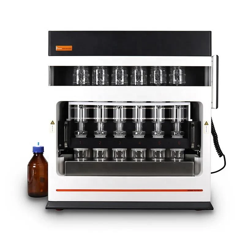 NEW SOX406 Auto Soxhlet Fat Analyzer RT+5C~280C With 4.3''LCD Screen Soxhlet Extractor