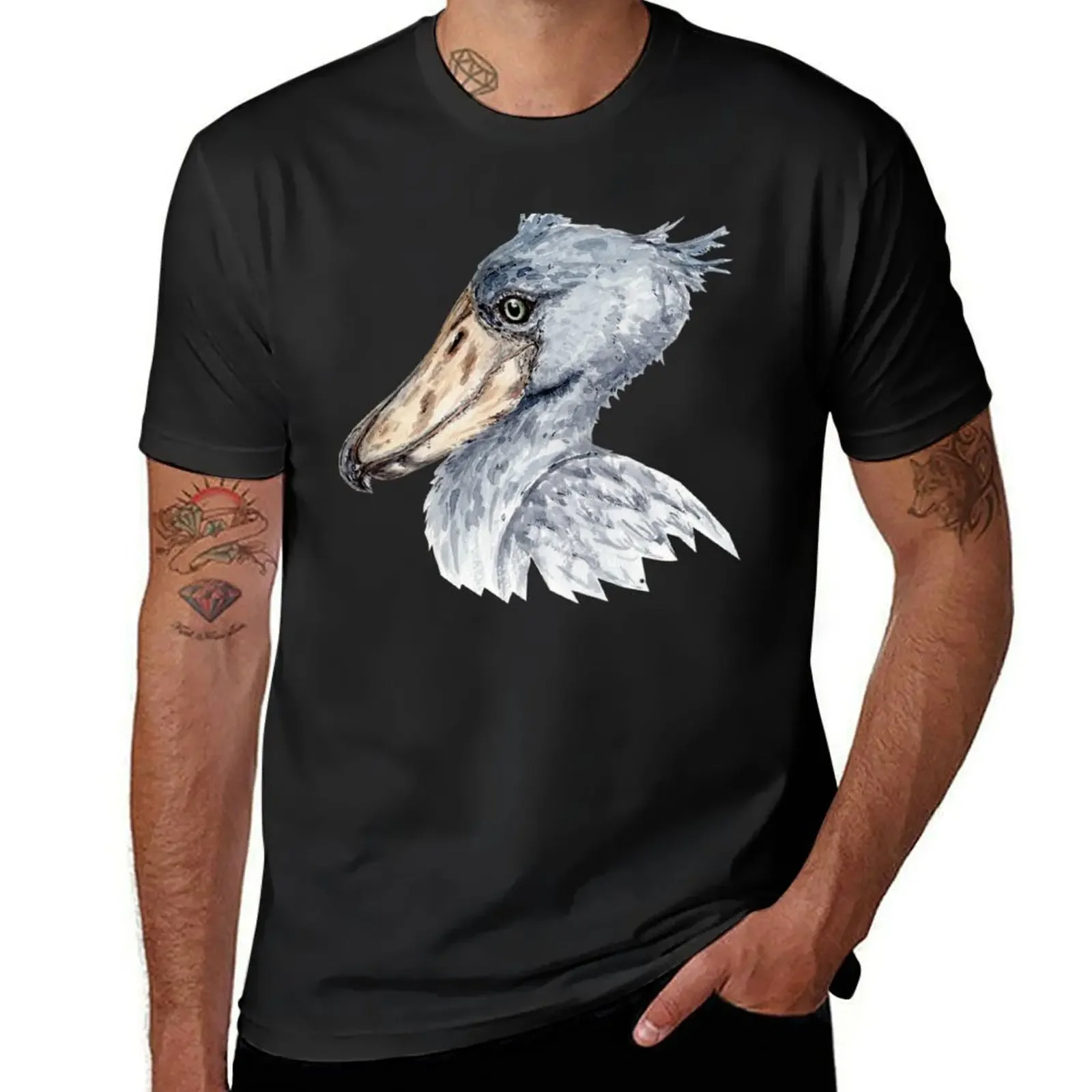 Shoebill stork T-Shirt essential t shirt basketball graphic tees anime t shirts compression shirt men