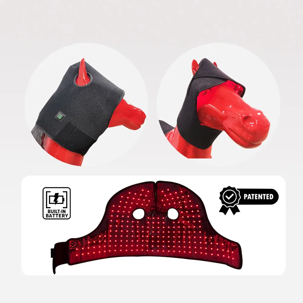 

Built-In Battery Red Light Therapy For Horse Leg Hoof Head Equine Cool Laser Therapy Products Horse Care Items
