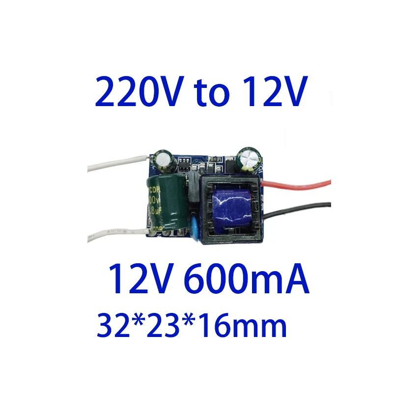 8W High POwer Led Constact Voltage Driver 6-12V 600mA Led Power Supply