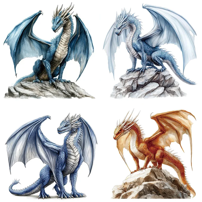 Georgeous Dragon Wall Decal Reusable Sticker for Living Room Aesthetic Room Decoration Easy to Beautify Your Home