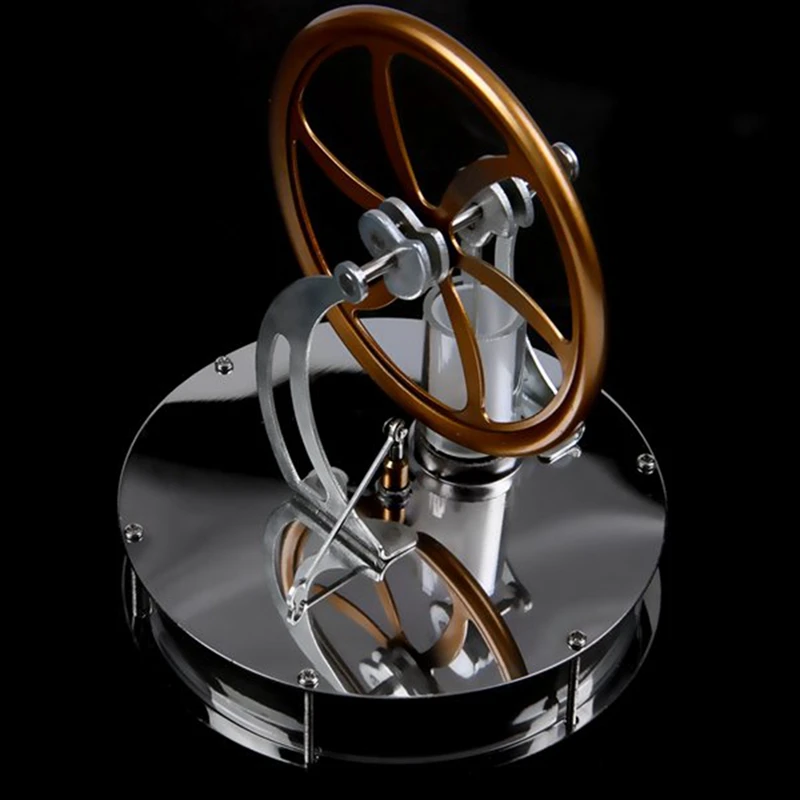 Temperature Stirling Engine Motor Model Heat Steam Learning Education Tool To Understand The Working Principle