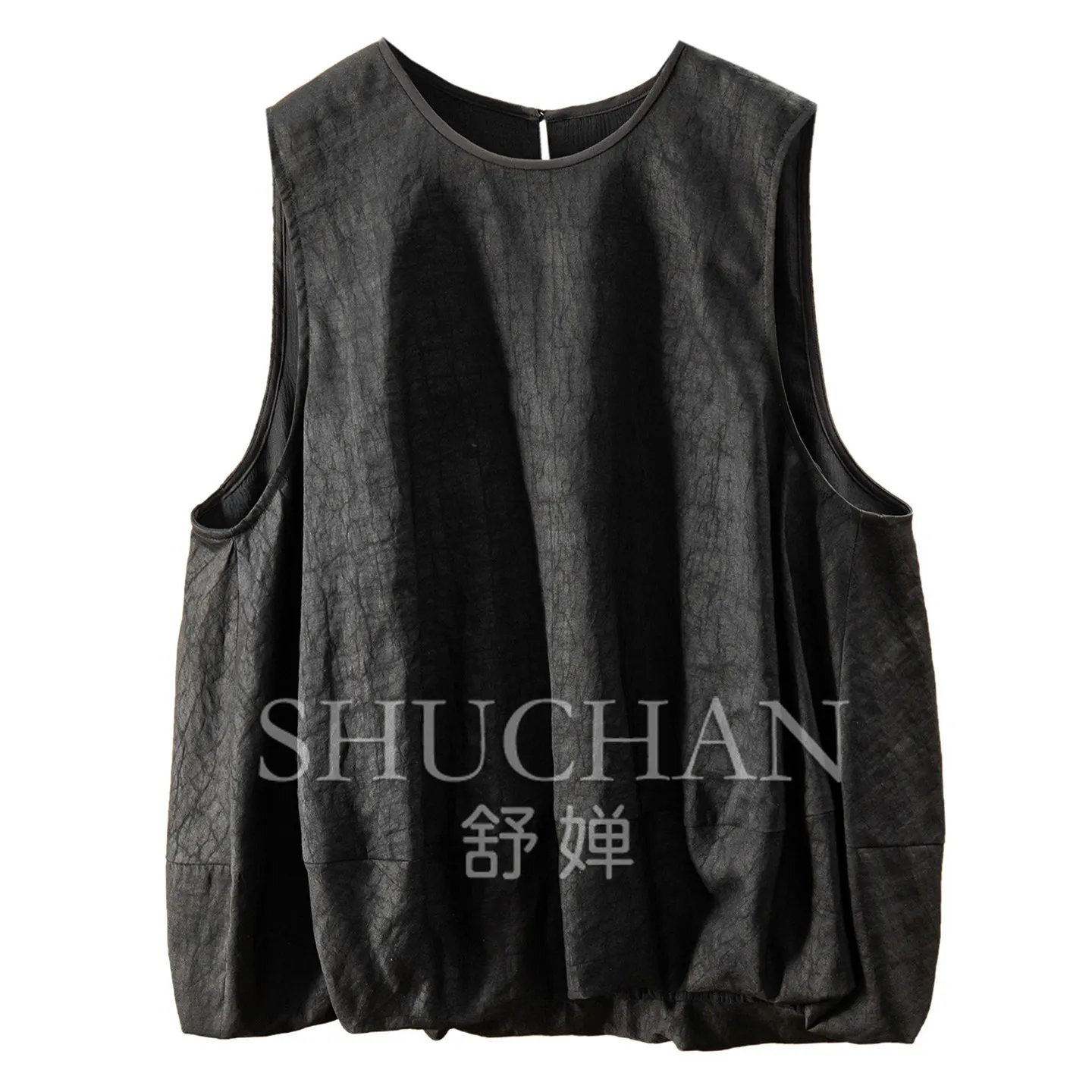 New Chinese Heavy Fragrant Cloud Yarn Turtle Crack Double-layer Silk Shirt Women 66M8