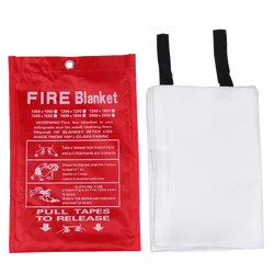 1M x 1M Sealed Fire Blanket Home Safety Fighting Fire Extinguishers Tent Boat Emergency Survival Safety Cover