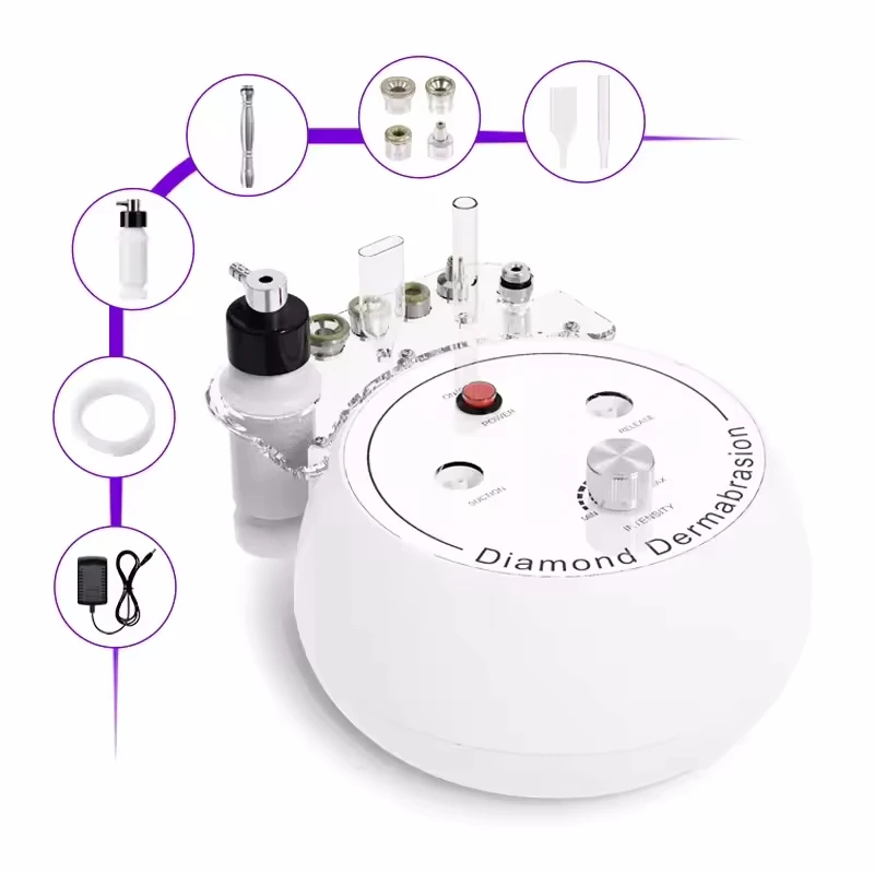 Diamond Microdermabrasion Machine Dermabrasion Blackhead Extraction Water Spray Exfoliation Beauty Wrinkle Face Peeling Machine