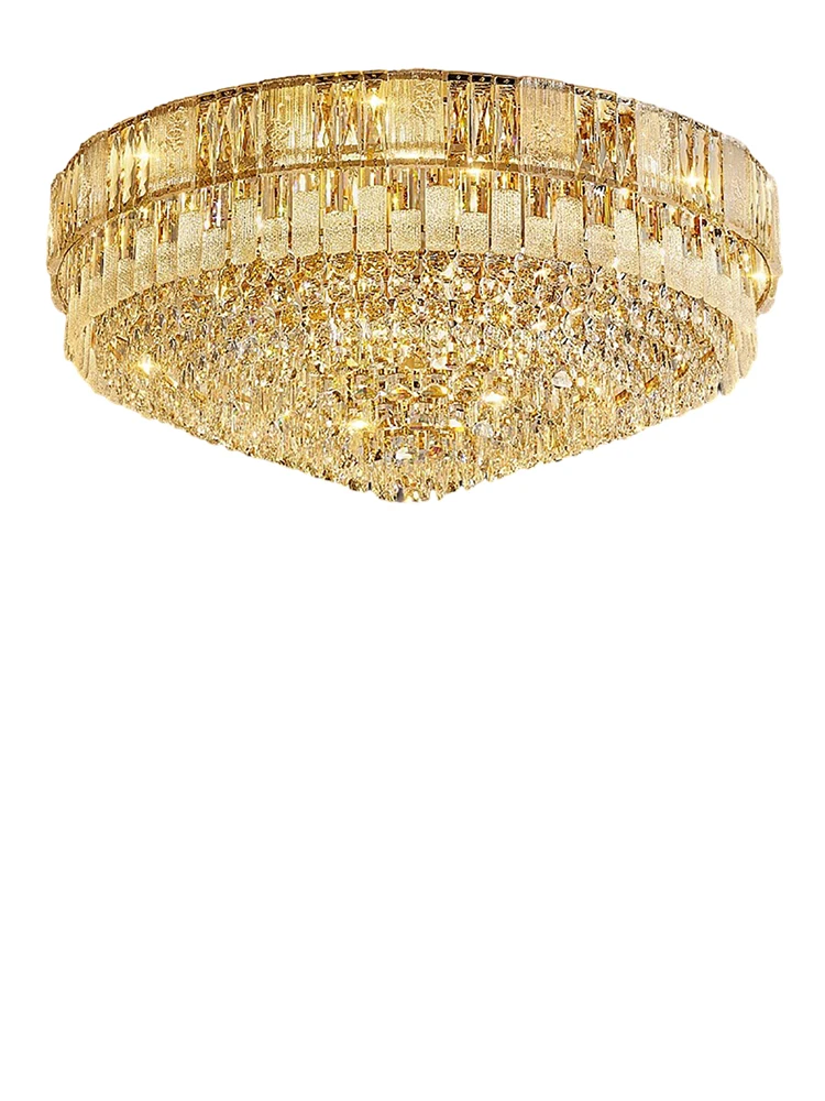 

Nordic Ceiling Chandelier 2024 Lampara Techo Home Decor Led Ceiling Lamps Gold Luxury Villa Lustres for Living Room Dining Room