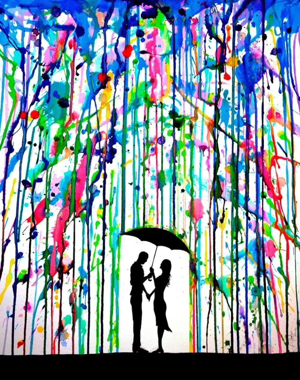 Home Decor Marc Allante Water Colour-Silk Art Poster Wall Sticker Decoration Gift
