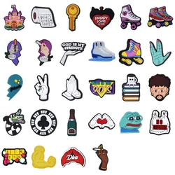 Roller Skates Shoe Charms for Crocs Sandals Women Clogs Pins Men Badges Kids Jeans Decorations Buckle Shoes Accessories