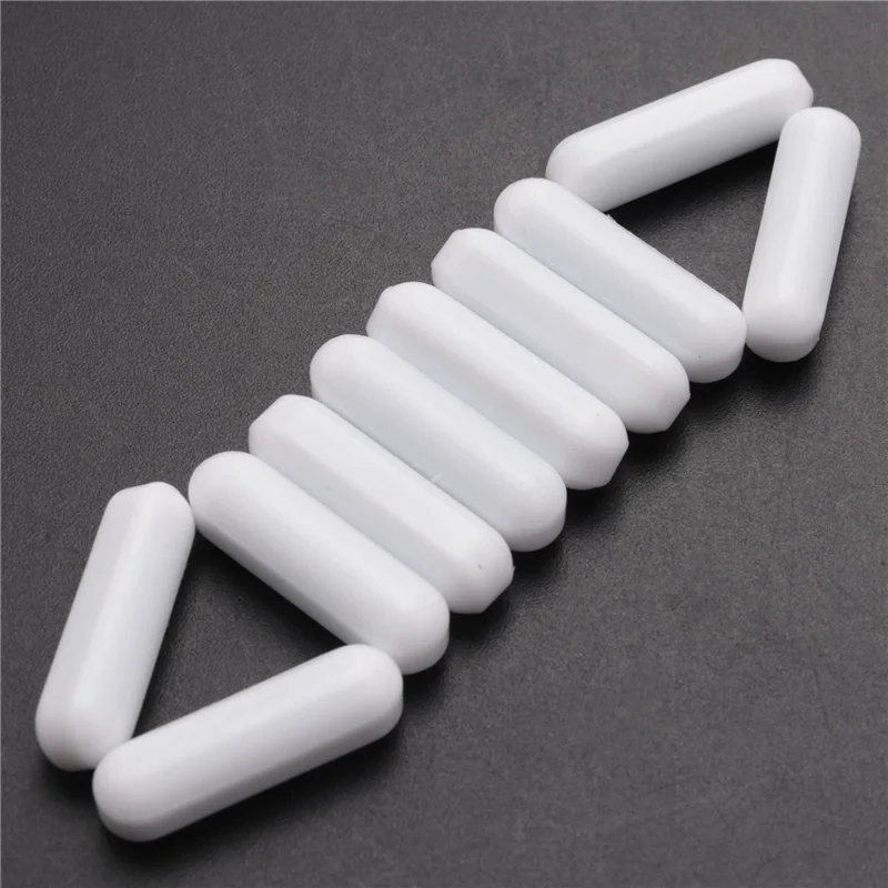 

AB13-100 Pieces PTFE Magnetic Stirrer Mixer Stir Bar Laboratory Bar Stir Plate Magnet Stir Rod Magnetic (7X25mm)
