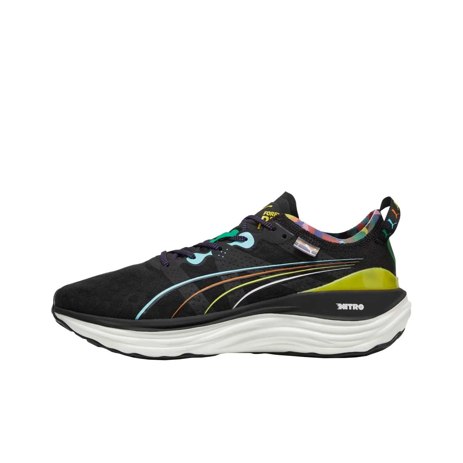 PUMA ForeverRUN Nitro Slip Resistant Abrasion Resistant Slip Resistant Abrasion Resistant Low top Casual Running Shoes 380100-02