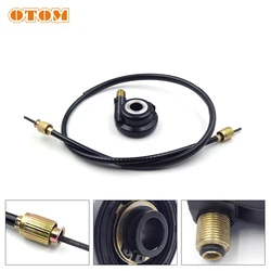 OTOM Motorcycle Speedometer Cable Assy Kilometer line Drive Gear Meter Wire Electronic Counter Mileage For Yamaha TRICKER XG250