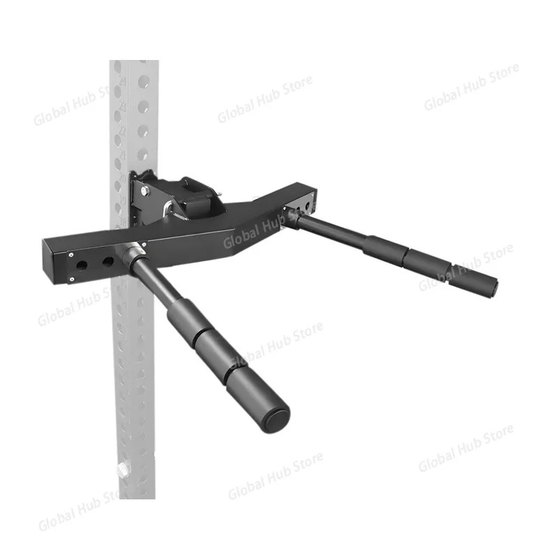 Adjustable Dip Bar arm flexion and extension support, wide and narrow distance adjustable, foldable storage for rack accessories