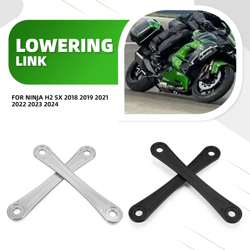 30mm Rear Suspension Shock Absorber Body Seat Lowering Links Kit Linkage For kawasaki Ninja H2 SX 2018 2019 2021 2022 2023 2024