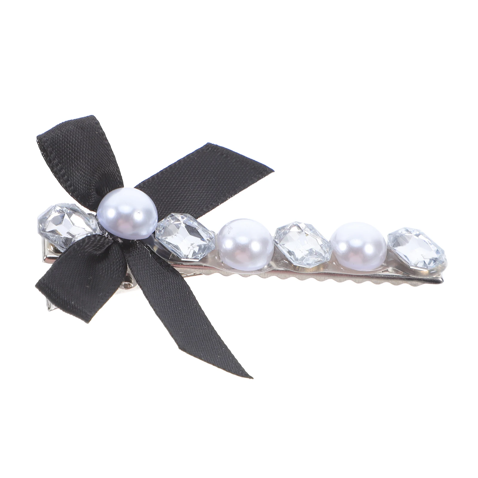 

Bow Duck Bill Clips Cute Bowknot Accessories For Women Styling Vintage Hairpins Lightweight Durable Fabric Hair Bows