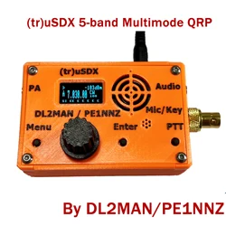 (tr)uSDX usdx transceiver 5-band Multimode QRP Kits and assembled with case by DL2MAN and PE1NNZ