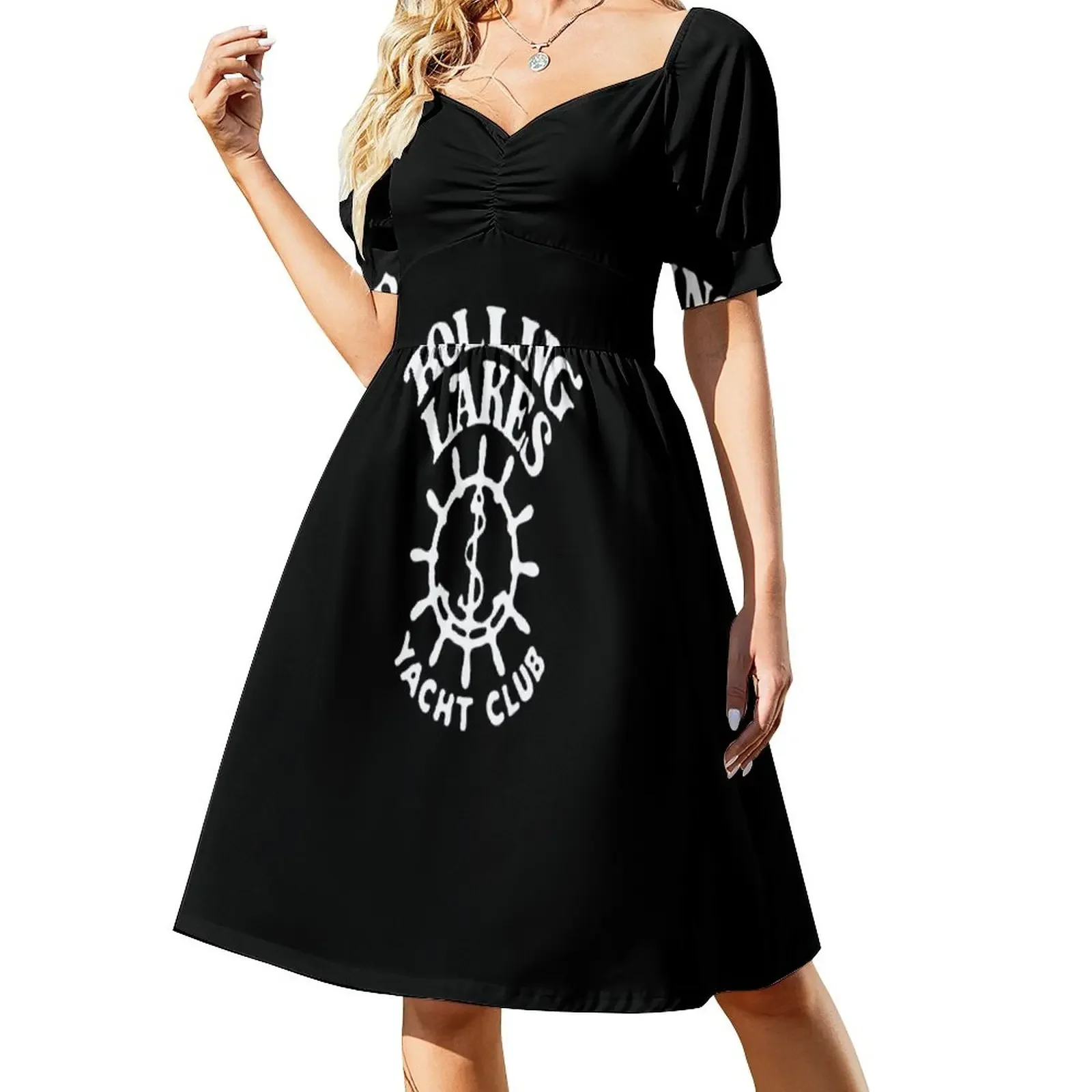 Caddyshack T-ShirtRolling Lakes Caddyshack T-Shirt_von Tee Styley_ Kurzarmkleid, elegantes Kleid, Sommerkleidung für Damen