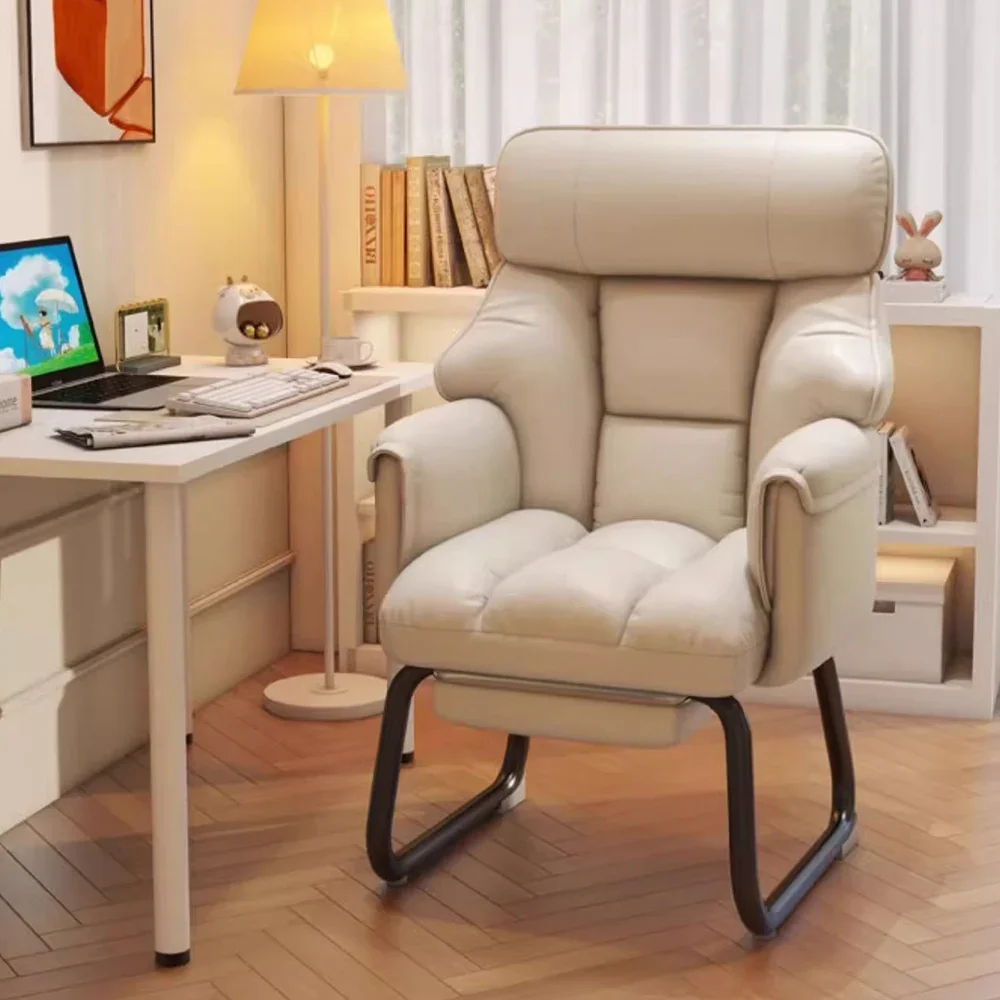 

Unique Beauty Ergonomic Office Chair Luxury Mobile Nordic Comfortable Gaming Chair Simple Chaise De Bureaux Office Furniture