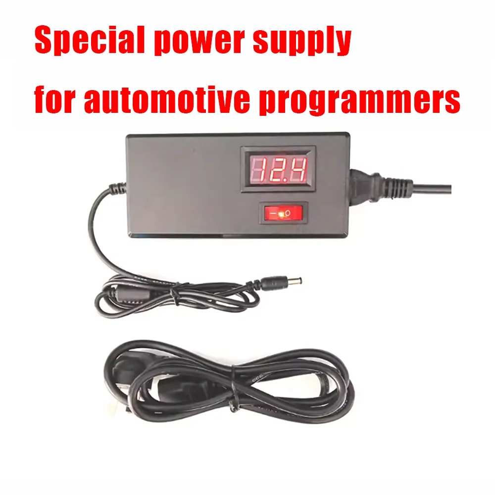 

Специализированный регулируемый блок питания 12В 5А для автомобильных программаторов, используемый для VVDI, XP, CG программаторов и т.д.