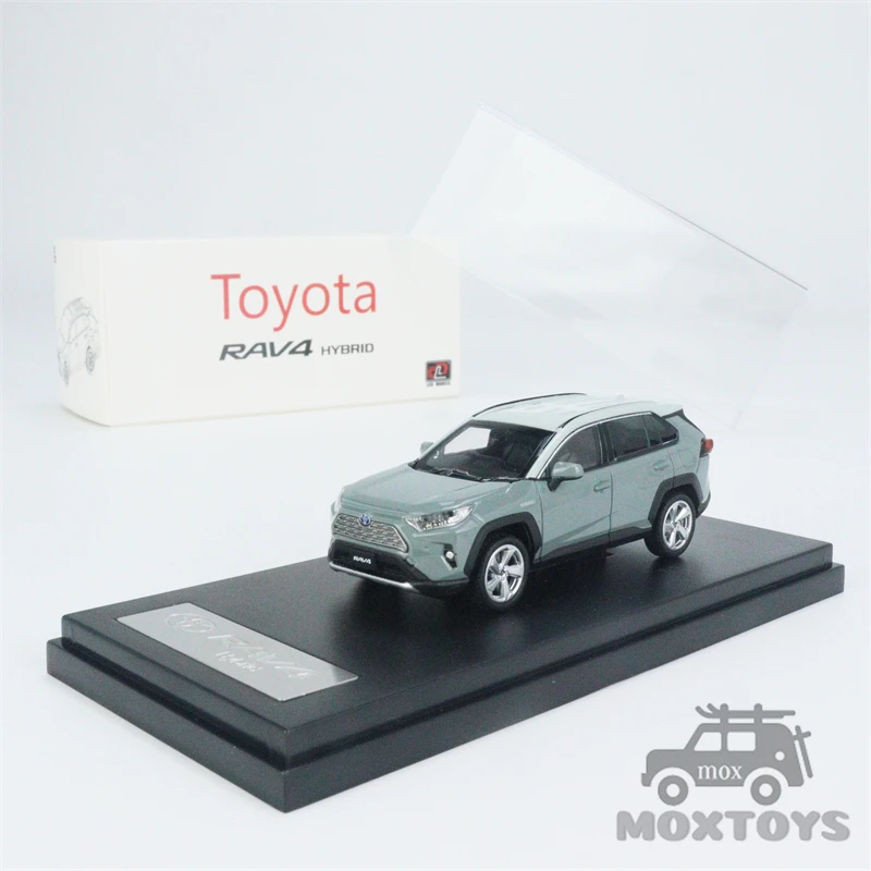 LCD 1:64 RAV4 Hybrid Metallic grey Blue Grey White Black Diecast Model Car