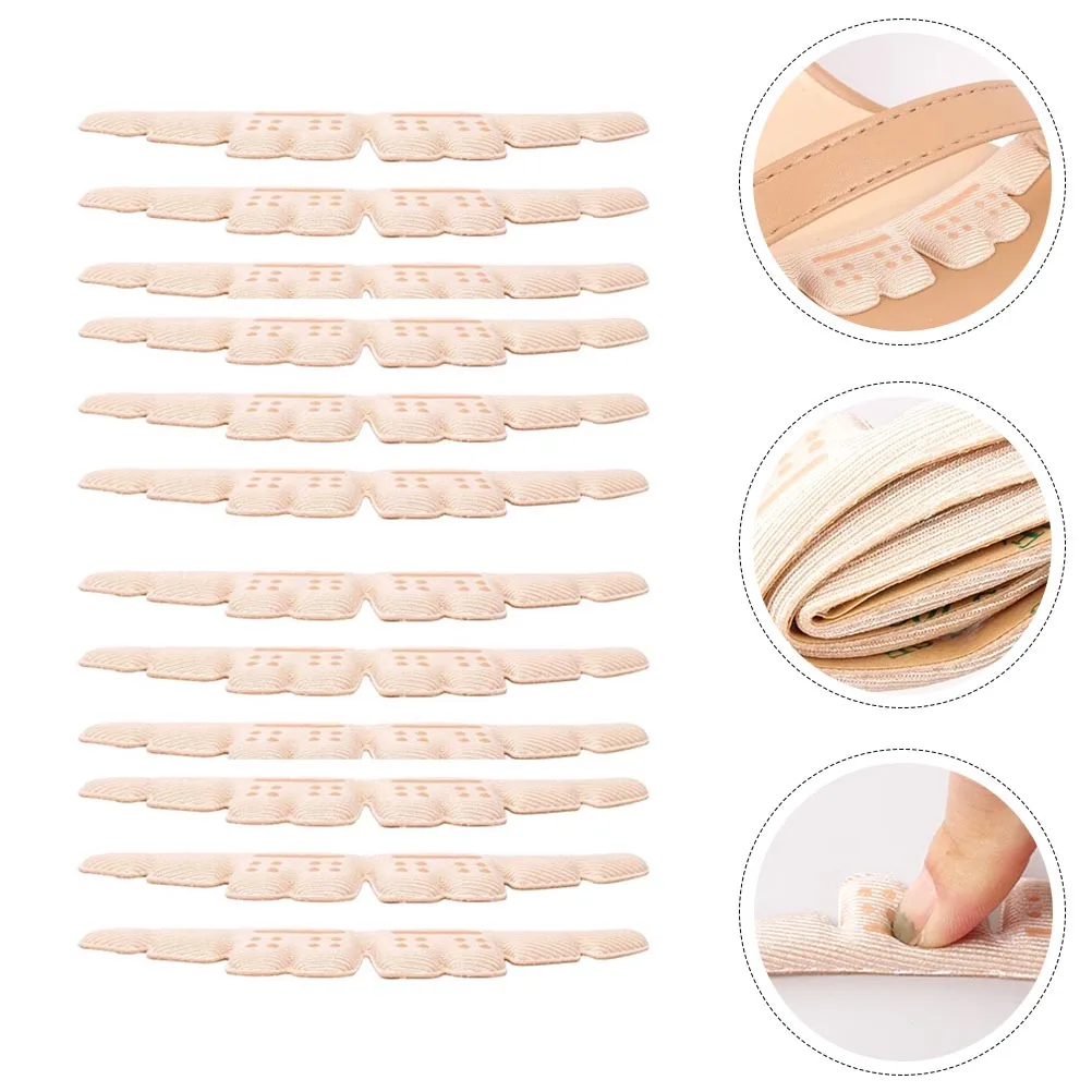 

6 Pairs Anti slip Shoe Pads High Heel Forefoot Cushion Comfortable Sole Thick Foam Durable Sole Pads Foot Care Tools Sweat