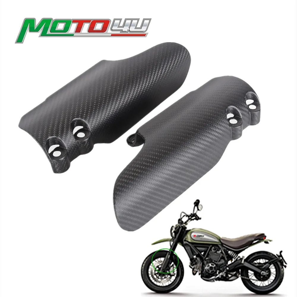 

For Ducati Scrambler Urban Enduro 2015 2016 Scrambler 800 Carbon Fiber Fork Protection Motorcycle Front Shock Absorbers Cover