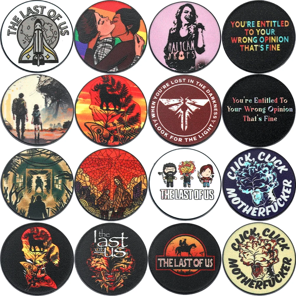 29 Styles Game The Last of Us Part II 2 Firefly Logo Ellie Backpack Badges Metal Brooches Cosplay Accessories Gifts Souvenir Pin