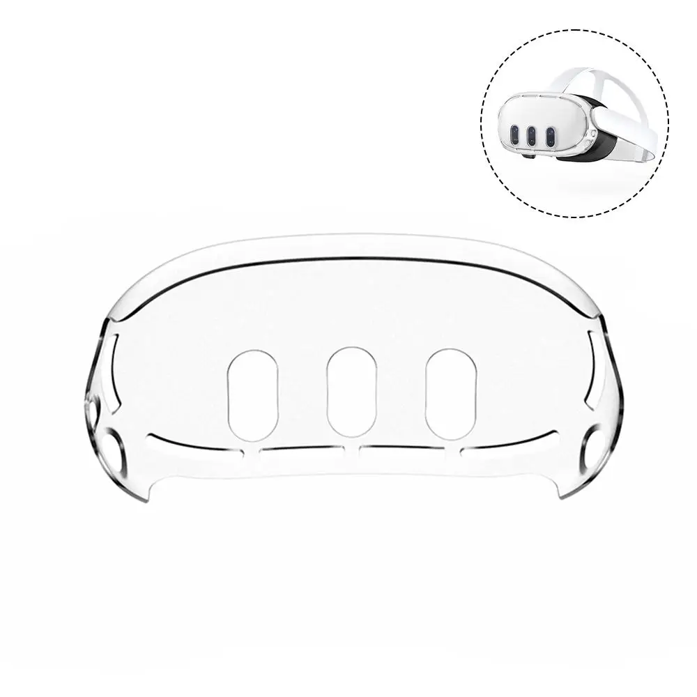 For Meta Quest 3 VR Helmet Protective Cover Clear TPU Cases Protector Dustproof For Oculus Meta Quest3 VR Glasses Accessories