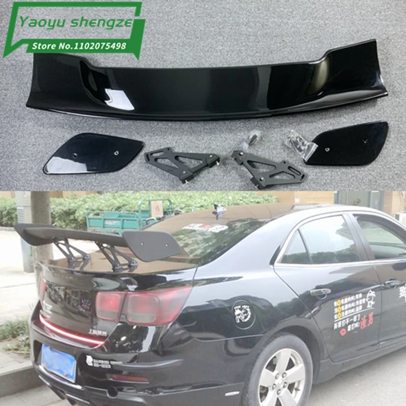 For Chevrolet Camaro Cruze Malibu XL 2016-2021 High Quality ABS Rear Boot Wing Spoiler Rear Roof Spoiler Wing Trunk Lip