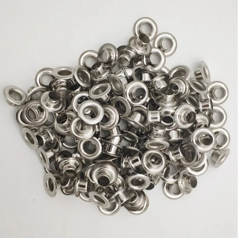 Portable Semi-Automatic Locking Eyelet Machine Accessories, Buckling Machine eyelets, 5.5/6/8/10/12mm Available 1000 pcs