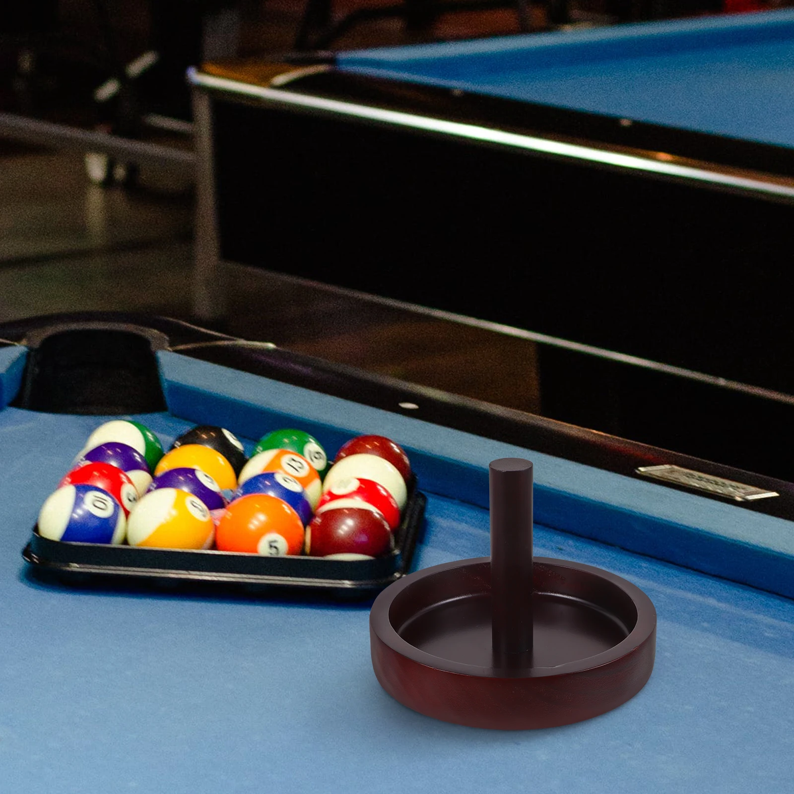 

Red Circular Chalk Holder Plate for Billiard Table Pool Stick Accessories Suitable Various Tables Easy Cleaning