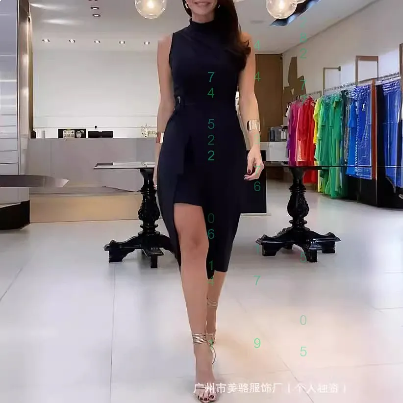 

Creative Spring Summer Belted Cute Sweet Women's Polyester Pullover Round Neck Dress Dresses