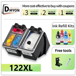 DMYON 122XL Replacement Ink cartridge for HP 122 hp122xl Deskjet 1000 1010 1050 2000 2050 2510 3054 4500 4630 4632 5530 Printer