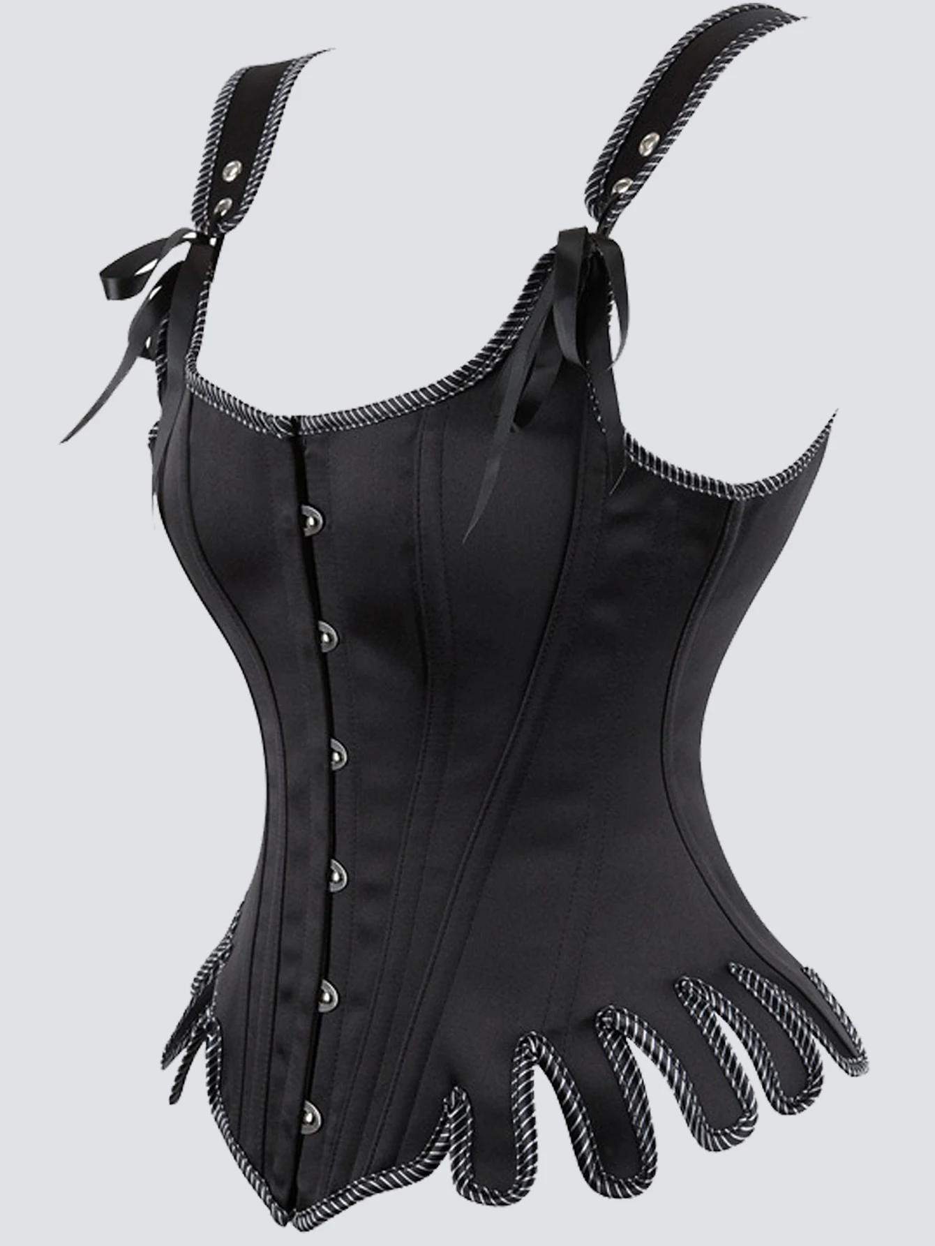 Renaissance-Korsett, viktorianisches Bustier-Oberteil, Schnürkorsett mit Knochen, Bauchkontrolle, Korsettweste, Gürtel, Gothic-Korsett, Overbust-Korsett, schlanke Taille