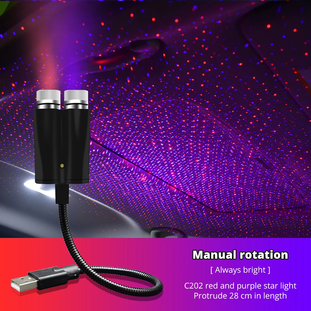 Auto Dak Star Sky Light Interieur Mini Led 5V Starry Sfeer Projector Decoratie Usb Nacht Zaklamp Home Decor Galaxy Lamp