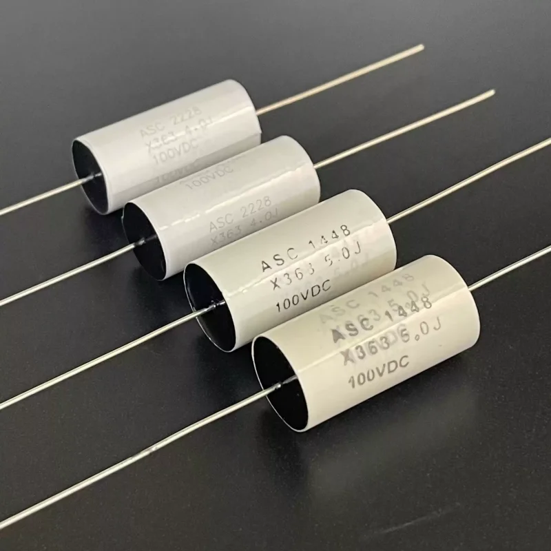 

5pcs American ASC X363 Series 4UF 100V 5UF 100V Ferroresonant Frequency Coupling Film Capacitor