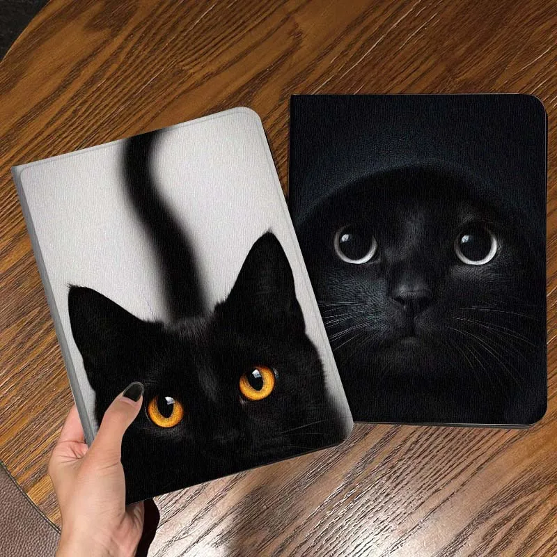 

Black Cat Yellow Eyes Gift Tablet Case For Samsung Galaxy Tab S7 S8 S9 S10 FE Lite