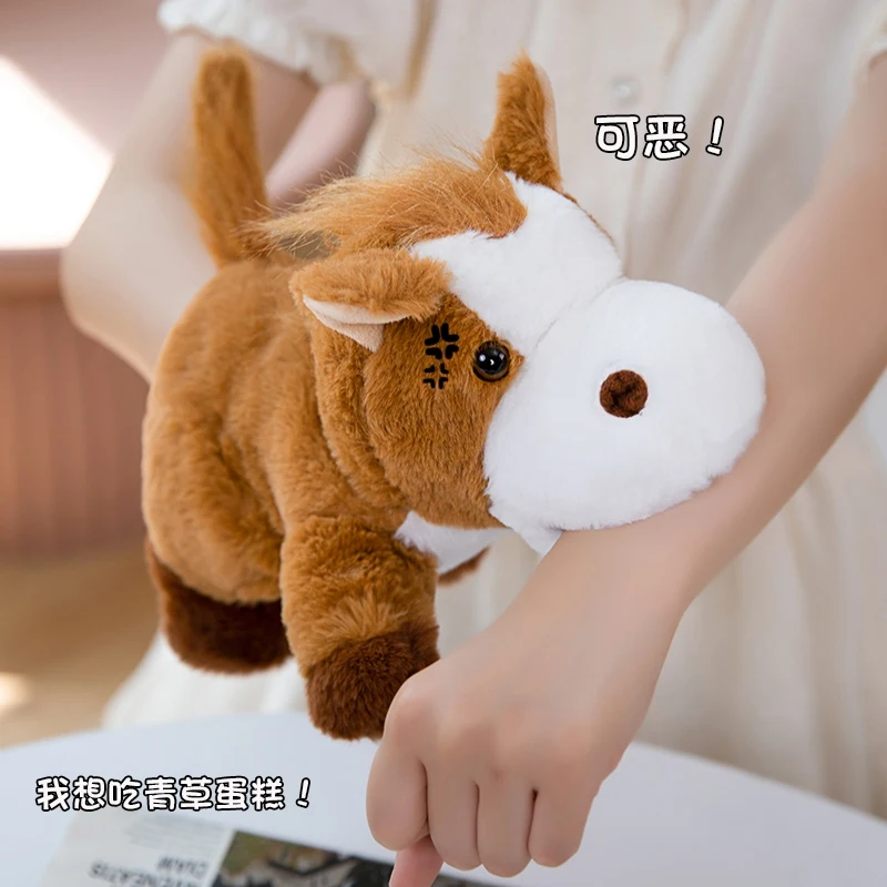 Ausgestopfte Plüschtiere Spielzeug Hand Finger Geschichte Puppe Kawaii Puppen pädagogische Babys pielzeug Ente Hund Schwein Schaf Pferd Kinder Geschenk