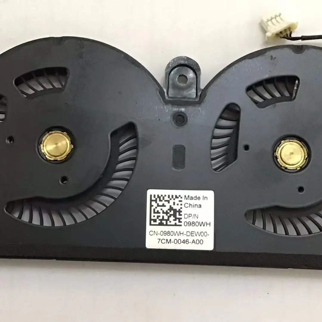 Fan for Dell XPS13 9370 9380 P82G 0980WH ND55C19‑16M01