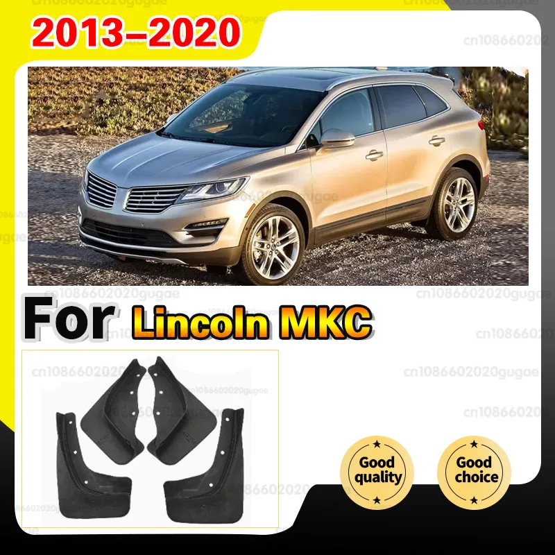 Fenders Mudflaps Guard Splash Fender Mudguards Mud flap car accessories Front Rear 4 pcs auto styline For lincoln MKC Mudguardf