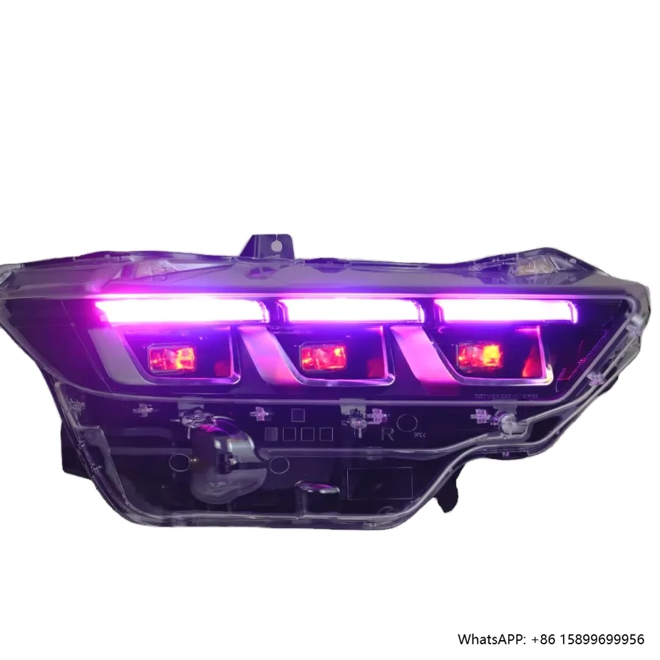 

Archaic RGB Headlamp for Ford Mustang Headlights 2024 - up Car Light with Sequential Turn Signal Car Head Light