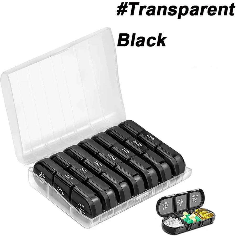 Untior 7-Day Travel Pill Organizer 6