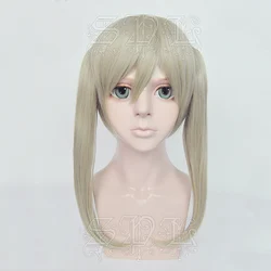 Anime Maka Albarn Cosplay Wigs Short Linen Heat Resistant Cosplay Wig + Wig Cap