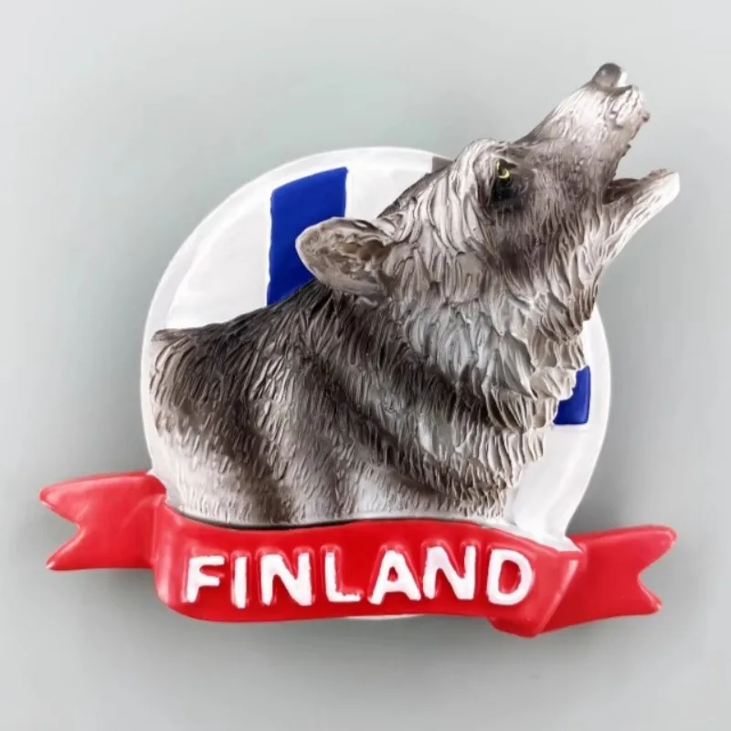 Finland Fridge Stickers Helsinki Travelling Souvenirs Home Decoration Message Board Magnetic Stickers Gifts Fridge Magnets