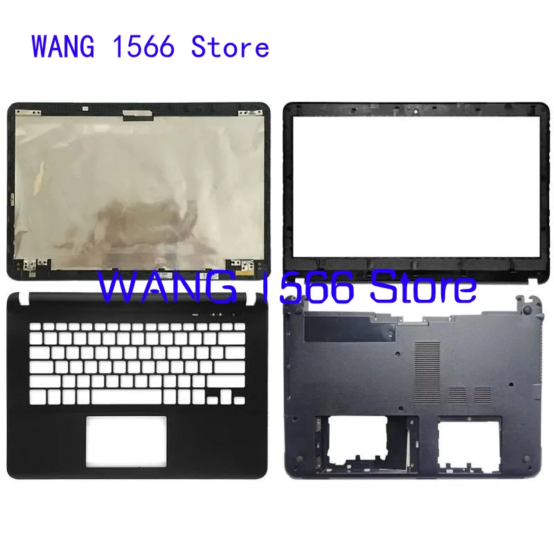 14 laptop sem toque para vaio svf14 svf141 svf142 svf143 svf144 lcd capa traseira/moldura frontal/apoio para as mãos superior/inferior