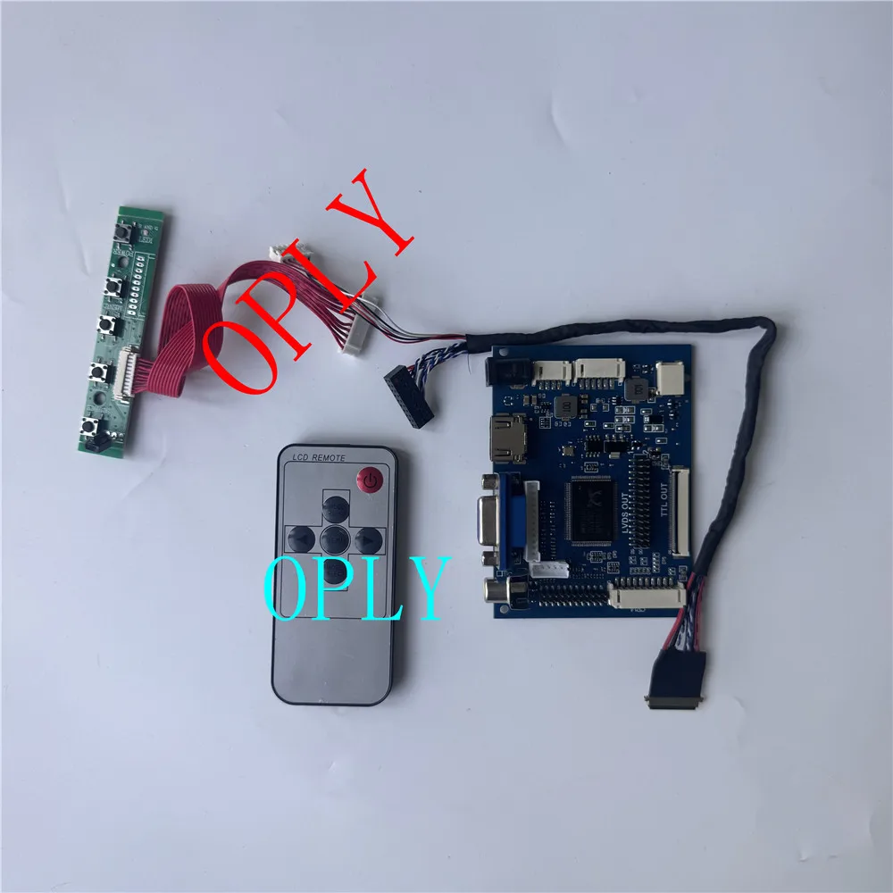 AV HDMI-Compatible 40Pin For B089AW01 V1 B089AW01 V3 B089AW01 WLED VGA LCD Panel LVDS 8.9" 1024×600 Display Controller board Kit