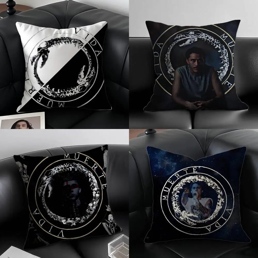 

Logo C-Canserbero Singer Star Pillow Case Custom Printed Brushed Fleece Pillow, Baby Skin-Touch, Eco-Friendly Dye-Sublimation Cu
