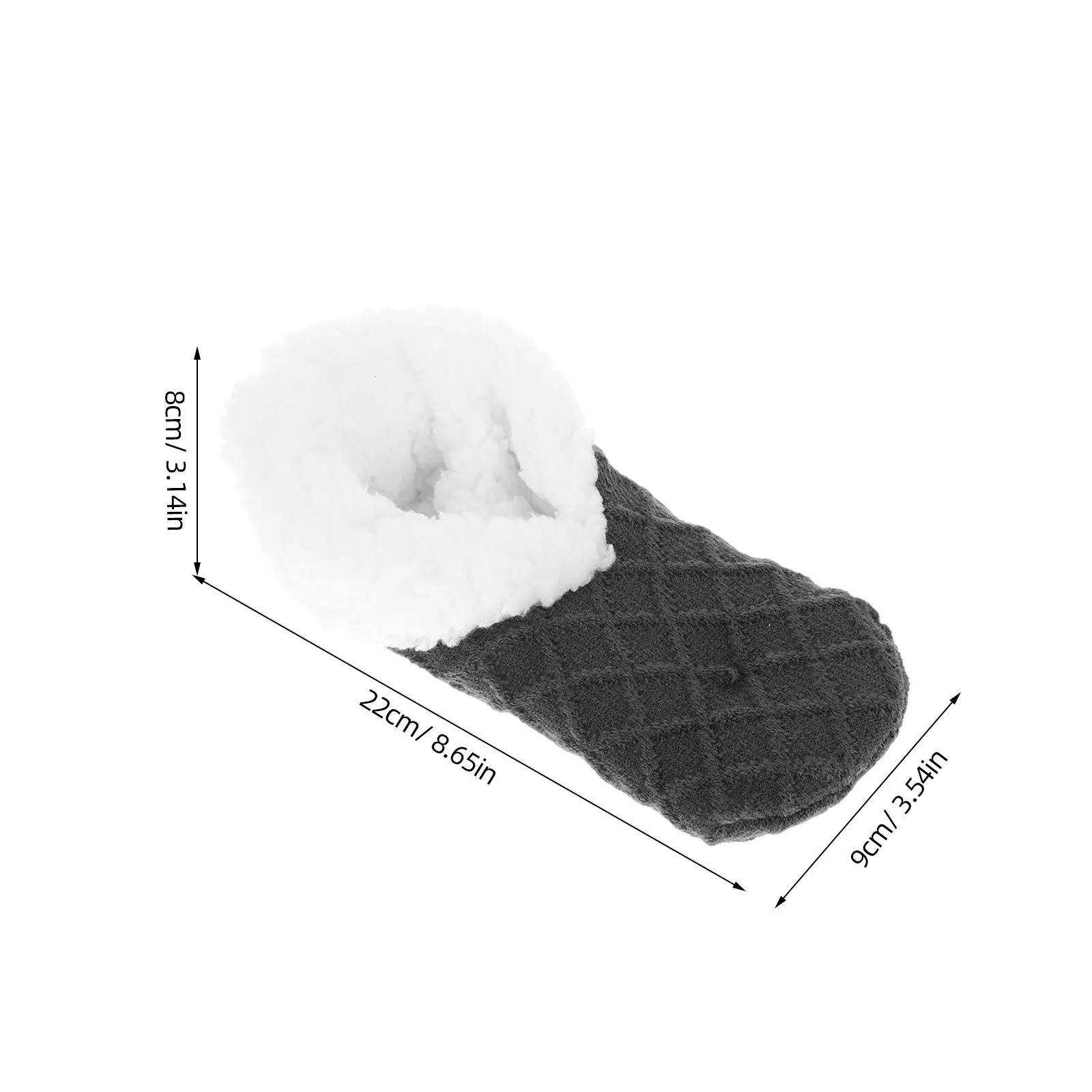 ถุงเท้าบูทหนานุ่ม อุ่นสบาย สำหรับผู้หญิง กันลื่น ถุงเท้าสำหรับใส่ในบ้าน ฤดูหนาว ใส่สบาย เหมาะสำหรับหลังคลอด สีพื้น