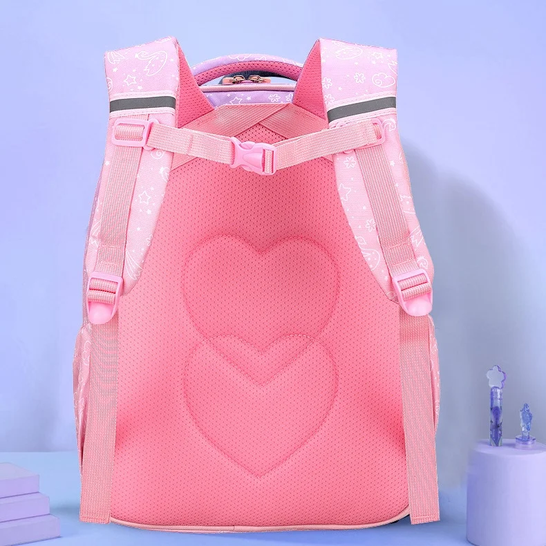 Little Girl Princess Sweet Rainbow Swan Large Capacity Schoolbags New Children Student Cute Cartoon Fashion Backpacks for Travel