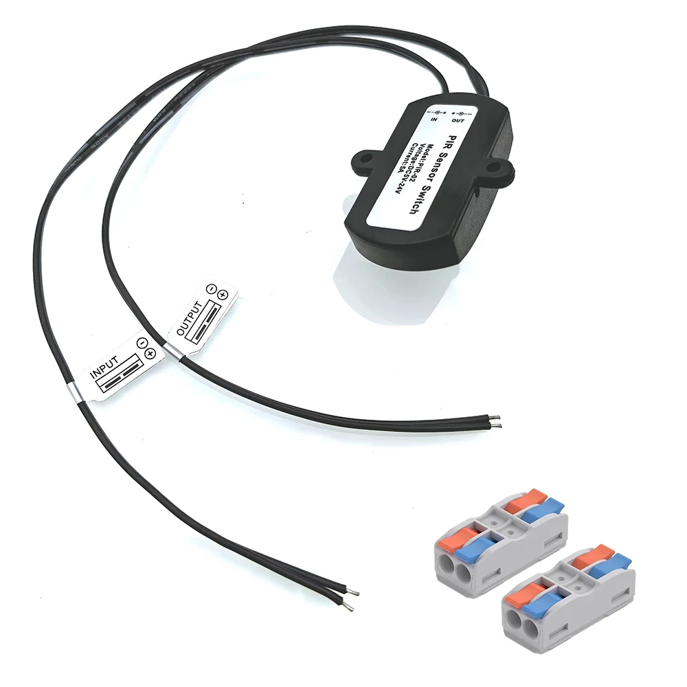 PIR-Infrarot-Bewegungsmelder, automatischer Schalter, LED-Streifen, 5 A, DC 5–24 V